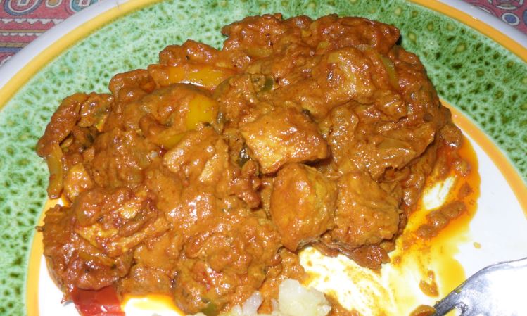Pollo Tikka Masala comida tipica de india