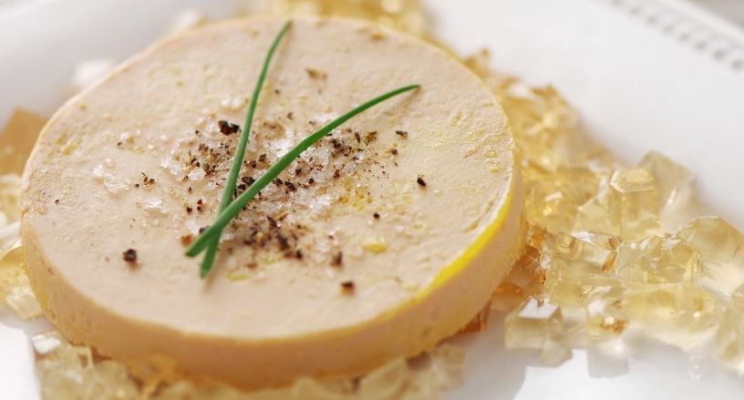 Le foie gras (hígado graso) comida francesa tipica