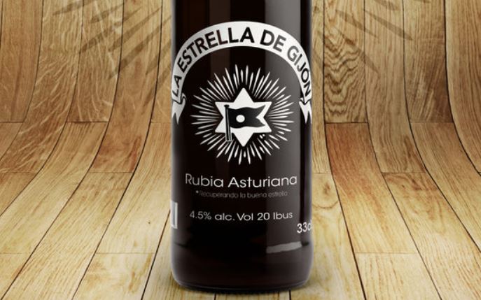 Estrella de Gijon de cervezas gijonesas 